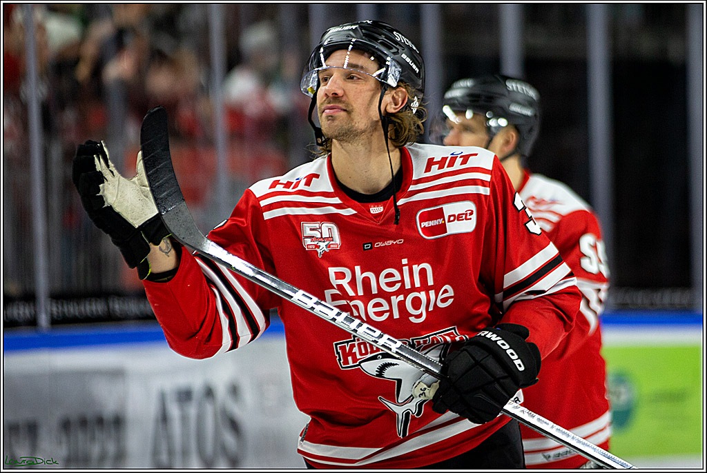 PENNY DEL; Koelner Haie- Loewen Frankfurt; Koeln, 01.12.2022